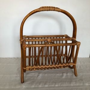 Vintage Boho Style magazine holder/rack